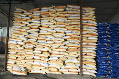 内蒙古河套 农资备足，春耕不愁，化肥销售火热助春耕